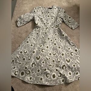 Blush 
Size small 
Midi dress 
Three quarter sleeves